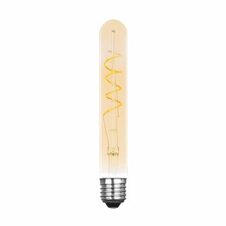 LED Spiral Filament Leuchtmittel Röhre T30 2,5W E27 Gold extra warmweiß 2000K