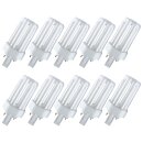 10 x Osram Kompaktleuchtstofflampe Dulux T Plus 13W 840 4000K Cool White GX24d-1 Lumilux