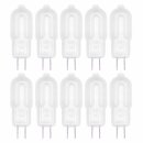 10 x LED Mini Stiftsockellampe 1,2W G4 12V matt...