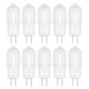 10 x  LED Mini Stiftsockellampe 1,2W G4 12V matt Leuchtmittel warmweiß 3000K