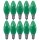 10 x Paulmann Glühbirne Kerze 25W E14 GRÜN Glühlampe 25 Watt
