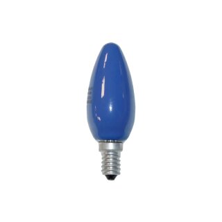 Osram Glühbirne Kerze 25W E14 Blau Glühlampe Glühbirnen Glühlampen Deco Belcolor