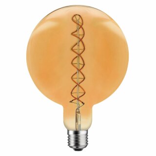 Riesen LED Spiral Filament Globe G200 5W E27 gold gelüstert extra warm 2200K Retro Nostalgie DIMMBAR