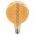 Riesen LED Spiral Filament Globe G200 5W E27 gold gelüstert extra warm 2200K Retro Nostalgie DIMMBAR