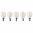 10 x LED Filament Leuchtmittel Tropfen 4W = 35W E14 klar...