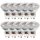 10 x LED Glas Reflektor 5W GU10 PAR16 330lm 3000K warmweiß flood 38°