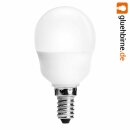 6 x LED Leuchtmittel Tropfen 5W E14 matt RGBW bunt & warm Fernbedienung dimmbar