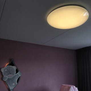 LED Deckenleuchte Sterneneffekt 60W 2700-6500K Lichtfarbe einstellbar Ø 60cm