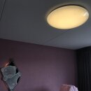 LED Deckenleuchte Sterneneffekt 60W 2700-6500K Lichtfarbe einstellbar Ø 60cm