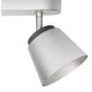 Philips myLiving LED Spot Dender 2-flammig Metall 8W matt verchromt