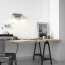Philips myLiving LED Spot Dender 2-flammig Metall 8W matt verchromt