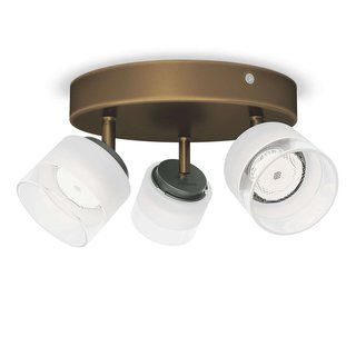 Philips myLiving LED Spot Fremont 3-flammig Metall 12W Bronze