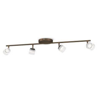 Philips myLiving LED Spot Fremont 4-flammig Metall 16W Bronze