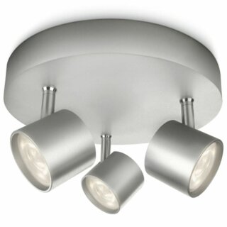Philips myLiving LED Spot Star 3-flammig Metall 13,5W silber Aluminium