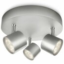 Philips myLiving LED Spot Star 3-flammig Metall 13,5W silber Aluminium