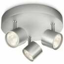 Philips myLiving LED Spot Star 3-flammig Metall 13,5W silber Aluminium