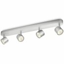 Philips myLiving LED Spot Star 4-flammig Metall 18W silber Aluminium