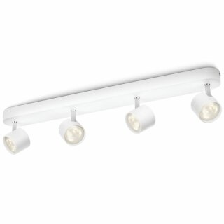 Philips myLiving LED Spot Star 4-flammig Metall 18W weiß
