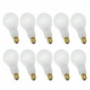 10 x Glühbirne 200W E27 MATT Glühlampe 200 Watt Glühbirnen Glühlampen stoßfest