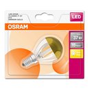 6 x Osram LED Filament Tropfen Kopfspiegellampe 4W fast 40W E14 Kopfspiegel Gold warmweiß 2700K