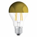 Osram LED Filament Leuchtmittel Birnenform 4W fast 40W E27 Kopfspiegel Gold warmweiß 2700K
