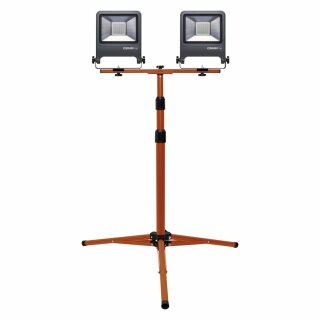 Osram LED Worklicht Arbeitslicht Fluter Stativ 2 x 50W Tripod Ständer IP65