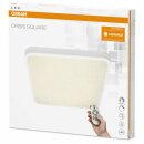 Osram LED Wand- & Deckenleuchte Orbis Square Sparkle Remote CCT 52x52cm Glitzereffekt Farbtemperaturwechsel Fernbedienung