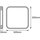 Osram LED Wand- & Deckenleuchte Orbis Square Sparkle Remote CCT 52x52cm Glitzereffekt Farbtemperaturwechsel Fernbedienung