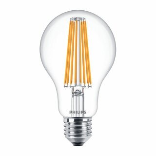 Philips LED Filament Leuchtmittel Birnenform A67 11W = 100W E27 klar 840 kaltweiß 4000K