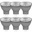 6 x Osram LED Leuchtmittel Reflektor 4W = 35W GU4 MR11 12V warmweiß 2700K DIMMBAR