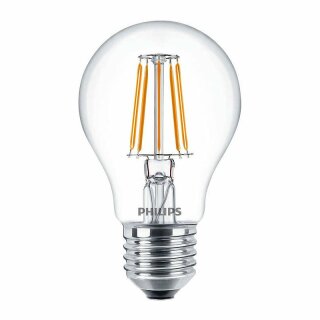 Philips LED Filament Leuchtmittel Birnenform 4W = 40W E27 klar 840 kaltweiß 4000K