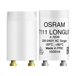 10 StückStarter OSRAM ST111 Longlifefür Leuchtstoffröhren von 4-65W Neu 