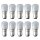 10 x LED Leuchtmittel mini Röhre T23 2W BA15d B15d matt warmweiß 3000K