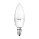 6 x Osram LED Leuchtmittel Classic Kerze 5W = 40W E14 opal matt 840 neutralweiß 4000K