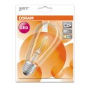 6 x Osram LED Filament Edison Leuchtmittel 4W = 40W E27 klar warmweiß 2700K