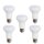 10 x LED Leuchtmittel Reflektor R63 8W = 50W E27 matt warmweiß 2700K flood 120°