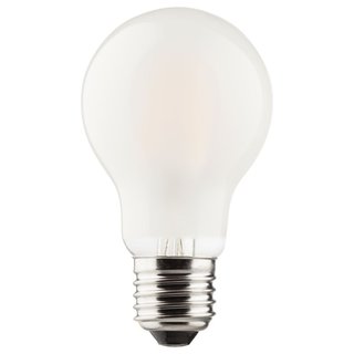 Müller-Licht LED Filament Leuchtmittel Birnenform A60 5W = 48W E27 matt 600lm warmweiß 2700K Retro