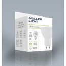 Müller-Licht LED Leuchtmittel Reflektor 5W GU10 320lm warmweiß 2700K