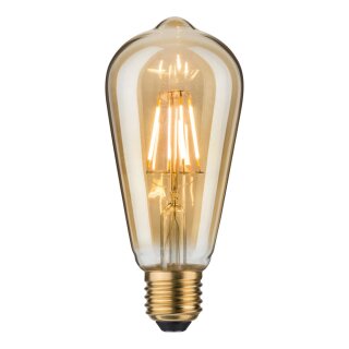 Paulmann LED Vintage Rustika Filament Edisont ST64 7,5W E27 Gold extra warmweiß 2500K