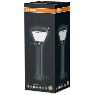 Osram LED Solar Außenlampe Wegeleuchte 50cm Gartenpylone Endura Style Lantern Sensor Warmweiß Auswahl Stromquelle
