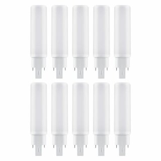 10 x Osram Dulux D LED EM 13 5W 2P G24d-1 600lm neutralweiß 4000K