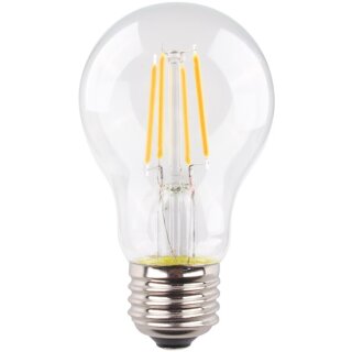 Müller Licht LED Filament Leuchtmittel Birnenform 6,5W = 60W E27 klar warmweiß 2700K DIMMBAR