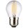 Müller-Licht LED Filament Leuchtmittel Tropfen 4,5W = 40W E27 klar Kugel warmweiß 2700K
