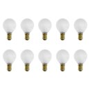 10 x Tropfen Glühbirne 40W B15d MATT Glühlampe...