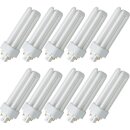 10 x Osram Kompaktleuchtstofflampe Dulux T/E Constant 42W 827 2700K Lumilux Interna GX24q-4