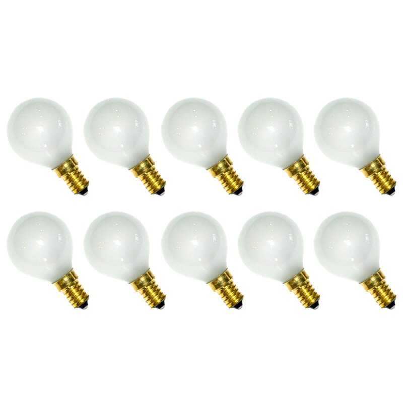 10x Leuchtmittel Restposten E14 7 Watt 7W  matt Glühlampe Glübirnen Tropfen Neu 