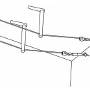 Paulmann Seil Zubehör Wire System Light&Easy 1 Paar Umlenker/Abhängung 85 mm Chrom matt Metall
