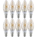 10 x Paulmann LED Leuchtmittel Kerze 2,5W E14 Krokoeis...