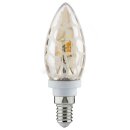 10 x Paulmann LED Leuchtmittel Kerze 2,5W E14 Krokoeis Gold extra warmweiß 2600K