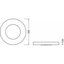 Osram LED Ring Deckenleuchte 18W Ø28cm warmweiß ohne Verpackung